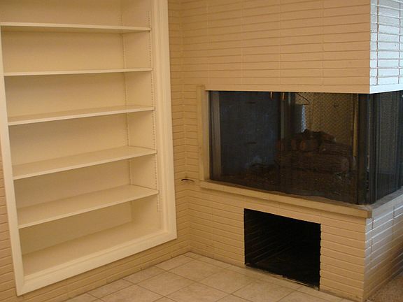 Fireplace from Dining Room