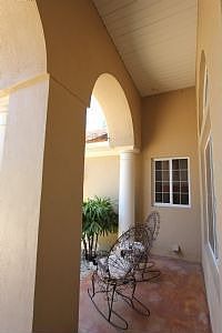 Beautiful front porch entry.