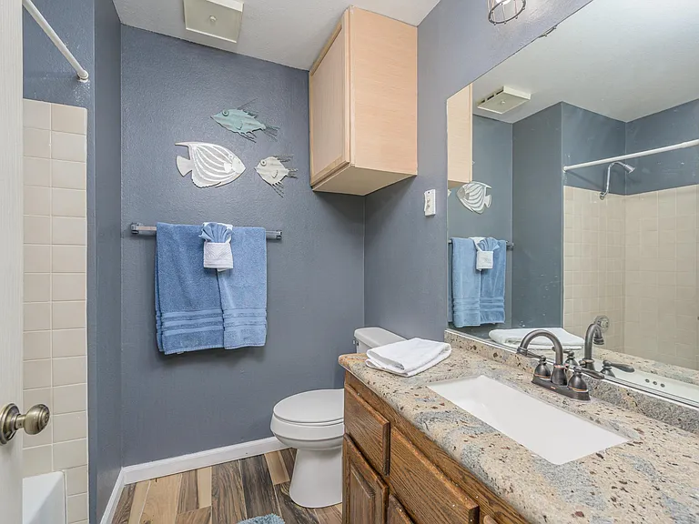 En suite bathroom for master bedroom