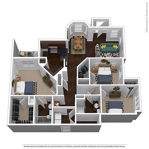 Floor plan C1G - Attached Garage Included