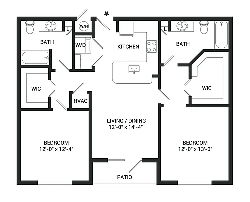 Floor plan B1
