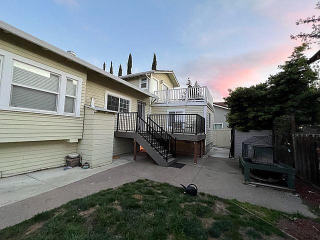 Backyard with Deck