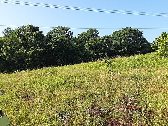 Slope leading down from road