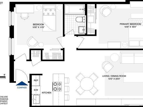 2nd image of 250 W 88th St APT 706