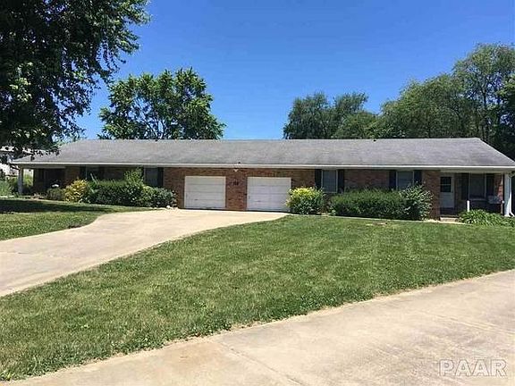 Front of building showing units 1 and 2