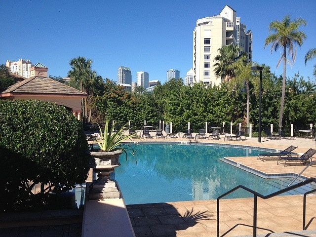 View of the pool