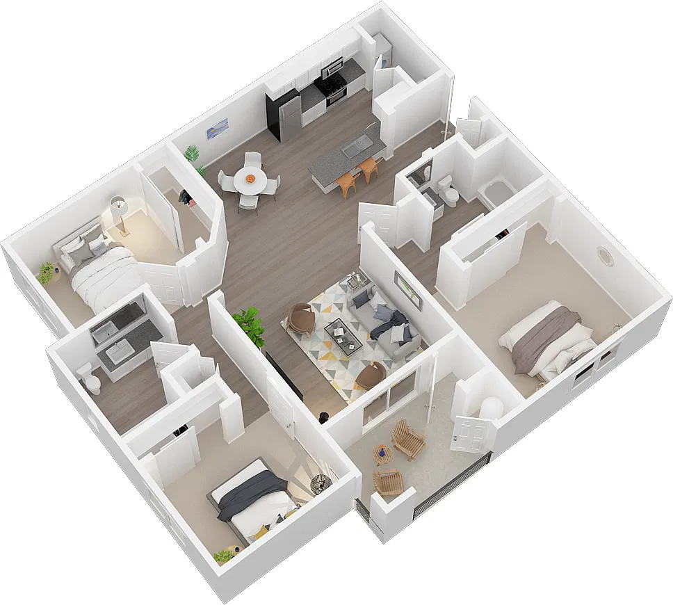 Floor plan 3x2 Diamond