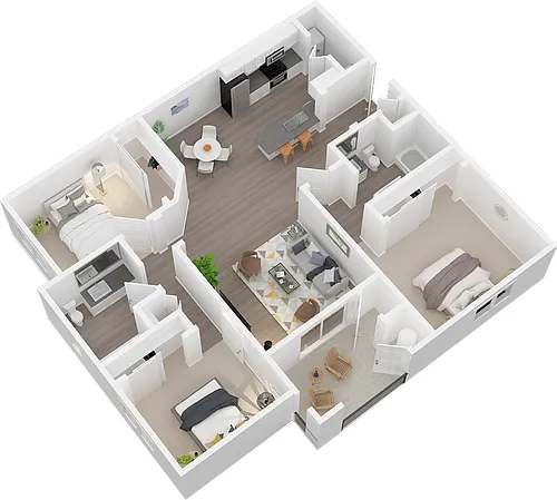 Floor plan 3x2 Diamond