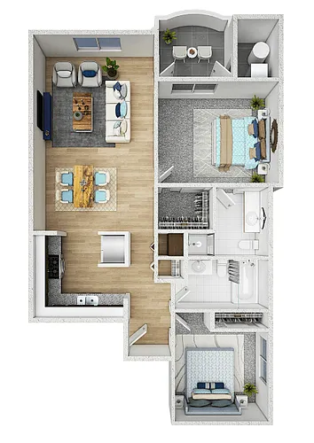 Floor plan Cholla