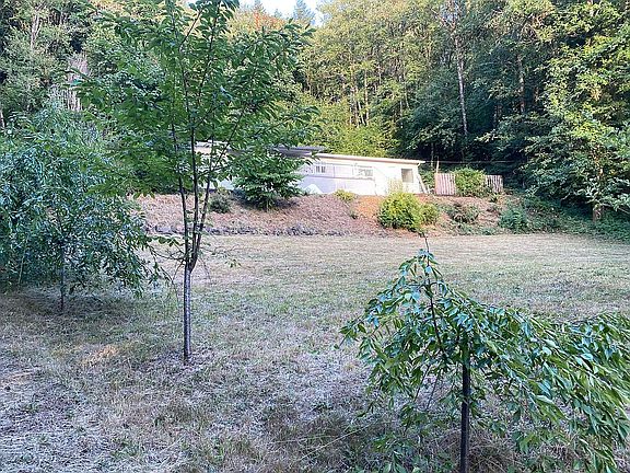 from bottom of the driveway