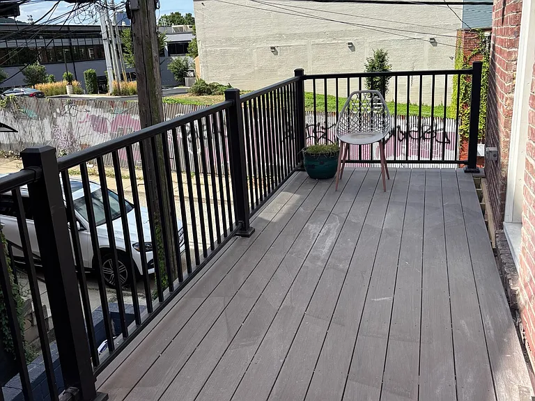 Balcony off kitchen