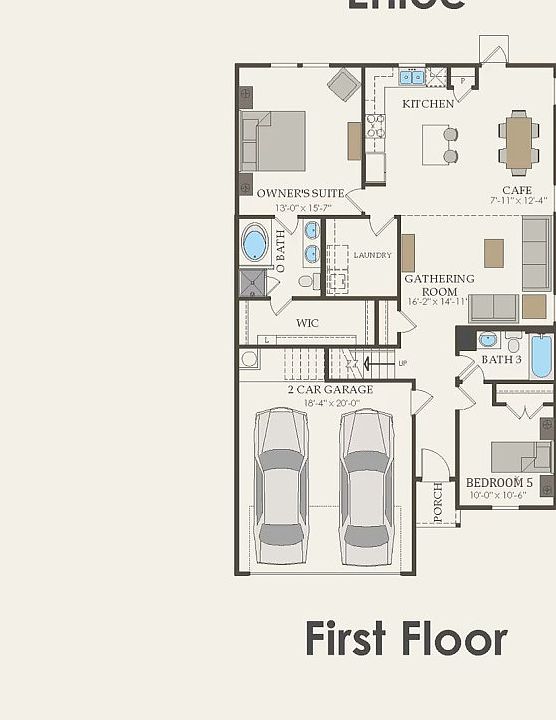 First Floor 5 br 3 ba