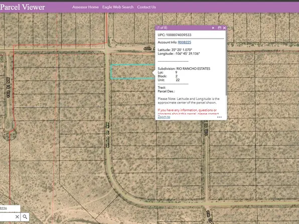 Rre Block 2 Lots St Unit 22-9&12, Rio Rancho, NM 87144