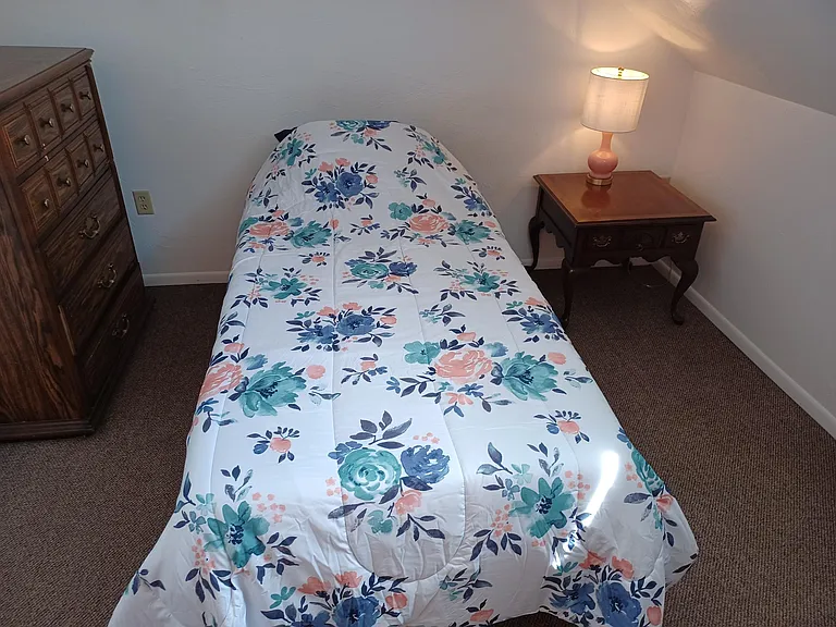 Reversible Comforter Blue/Flowered