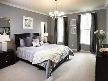 Master bedroom now with brand new hardwood flooring and new windows
