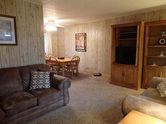 L-Shaped living/dining room.  All new carpet.