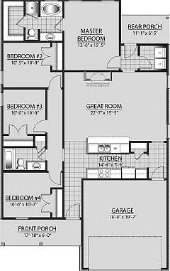 Woodford II A - Open Floor Plan - DSLD Homes
