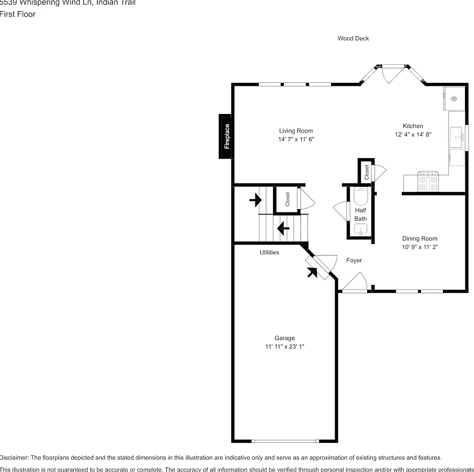 5539 Whispering Wind Ln Indian Trail, NC 28079 — Photo 2