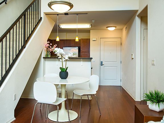 Dining Area and Stairs to Loft