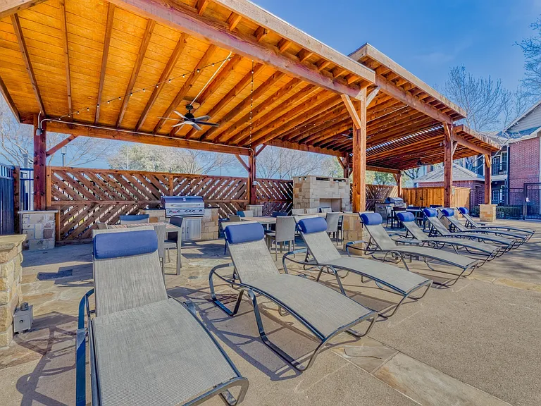 Lounge and grill by the pool!