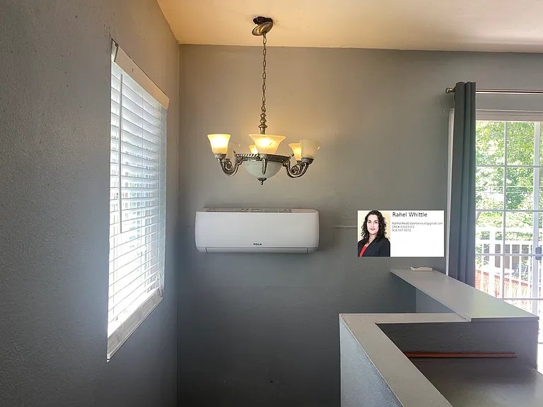 Wall A/C and Heat on this townhouse style detached ADU/ Studio/ Cottage