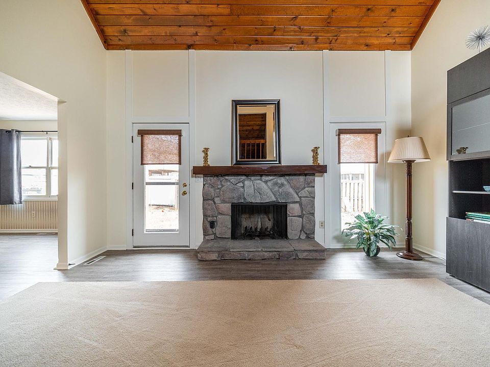 Wood Burning Fireplace in Great Room