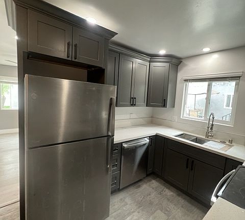new stainless steal appliances