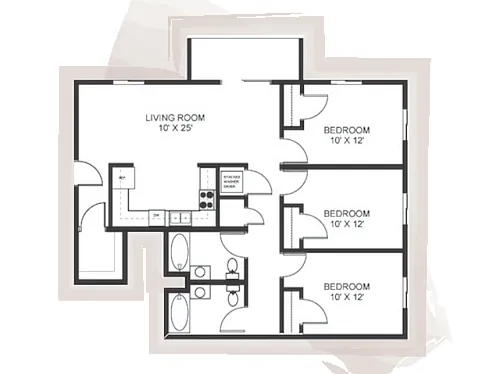 Floor plan PC3