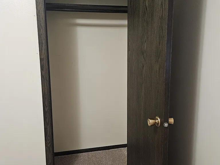 Inside closet of bedroom #2