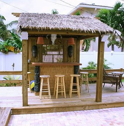 Tiki Bar by Pool