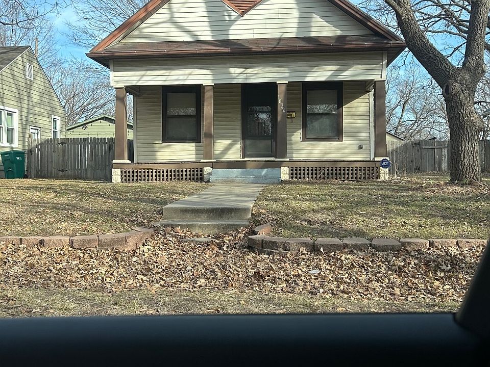 Garage is in back off the street. Covered front porch.