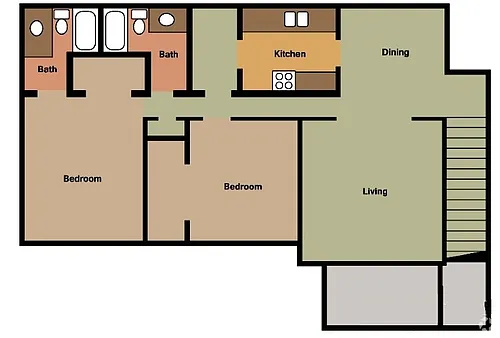 Floor plan 2X2