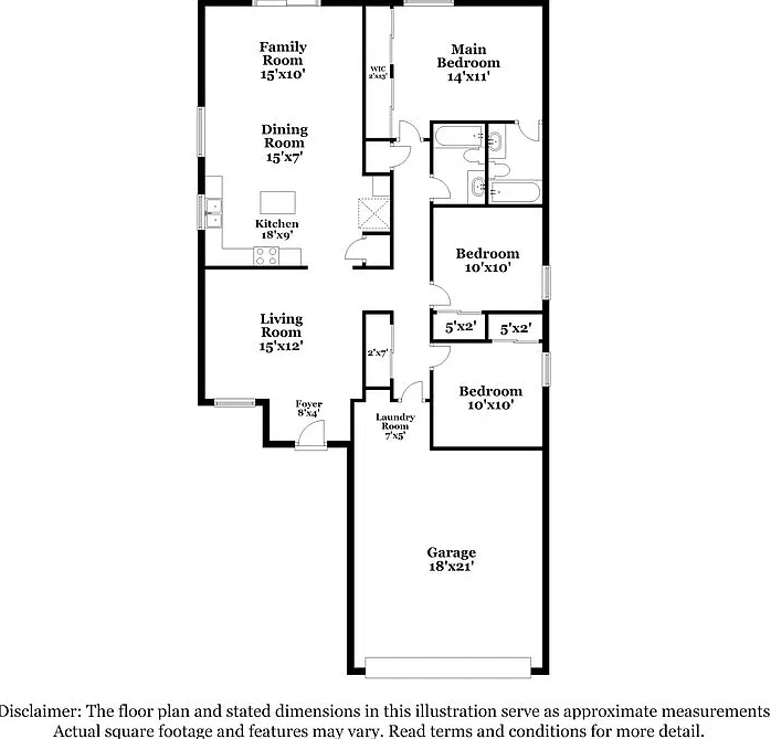3 bed, 2.0 bath, 1220 sqft, $1,950 — Photo 2