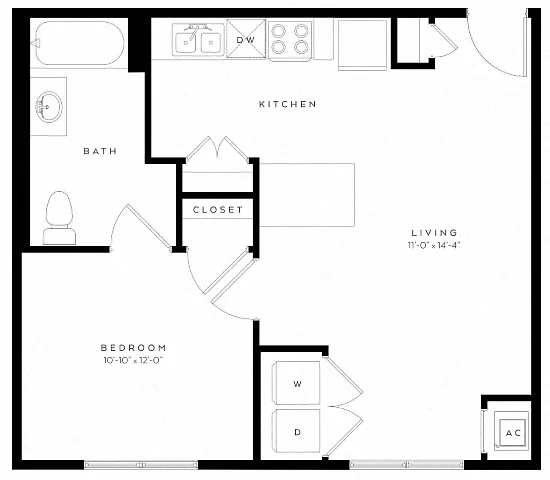 Floor plan The Saddle