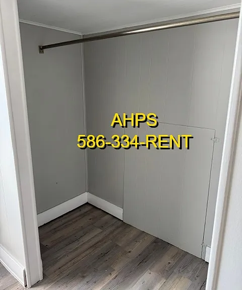 Upstairs bedroom closet