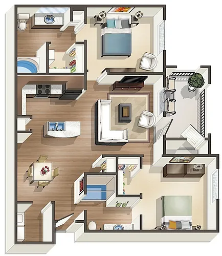 Floor plan B2A-sm