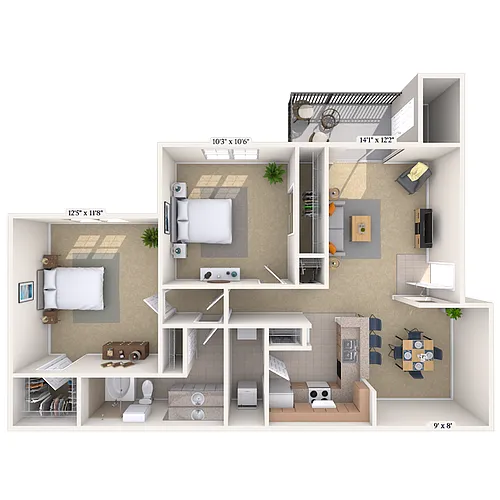 Floor plan The Willow