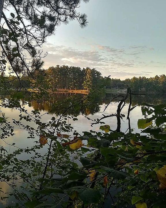 Gorgeous calm lake views 