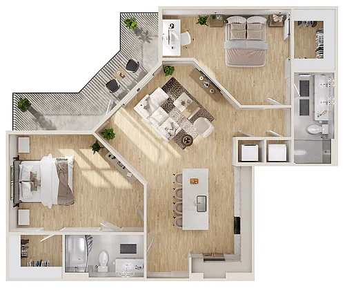 Floor plan B21