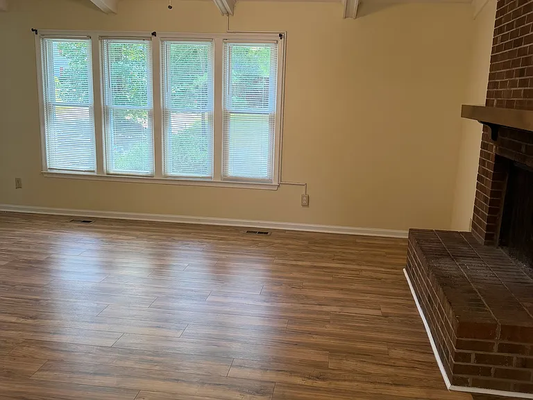 Living room from dining area