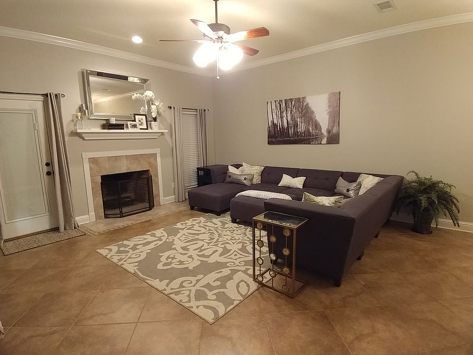 Living Rm w/wood burning FP