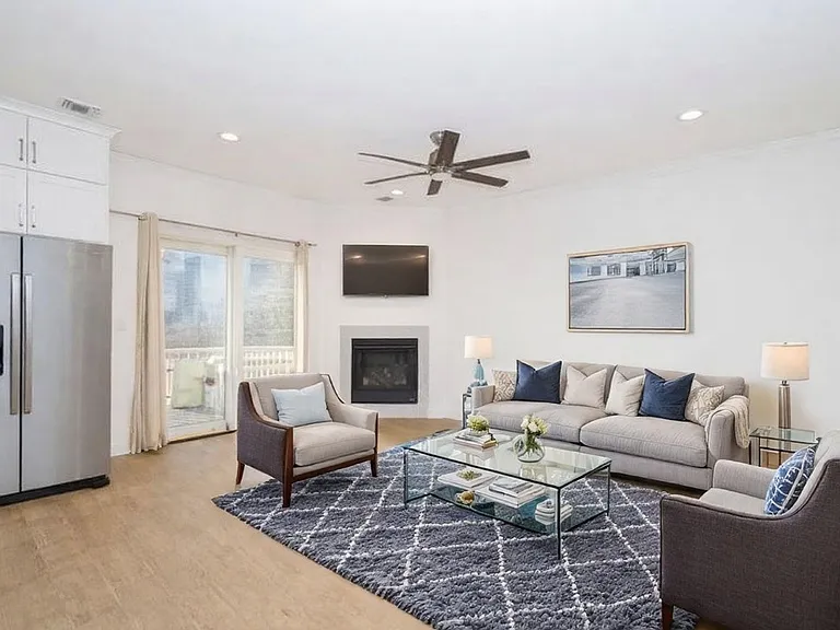 Family room off kitchen