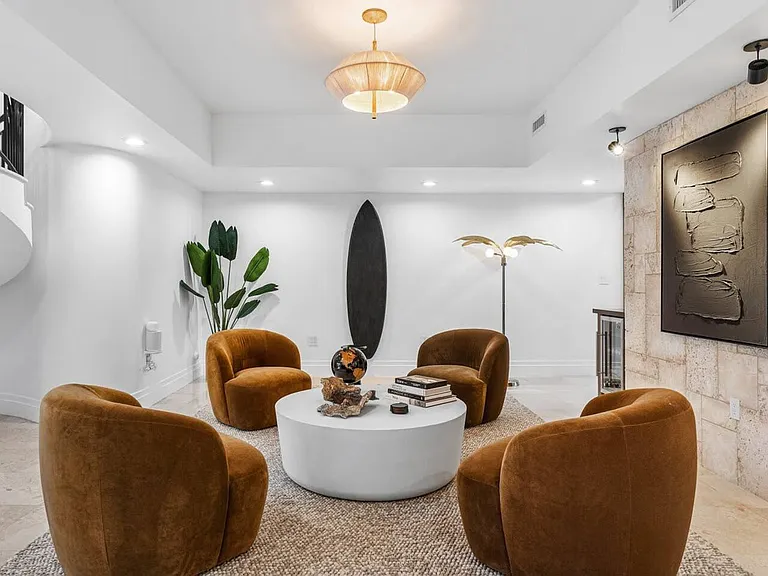 Sophisticated lounge setting perfect for intimate gatherings or unwinding in luxury.