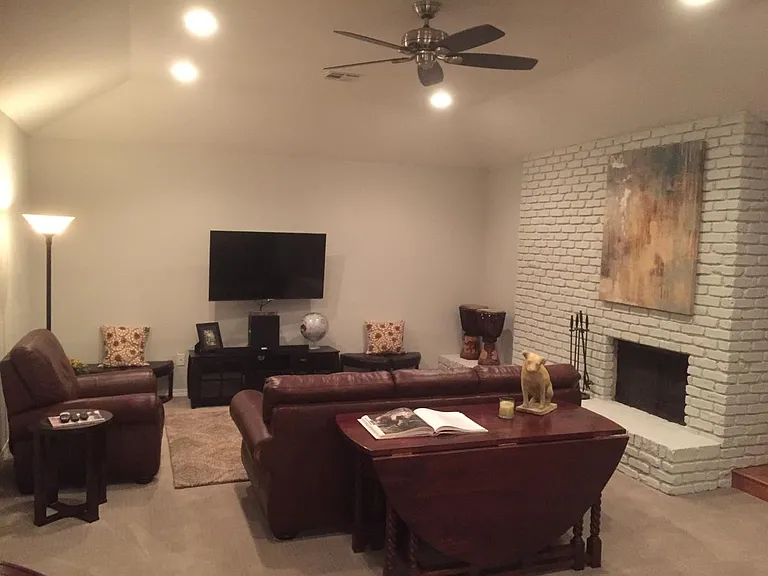 Remodeled family room