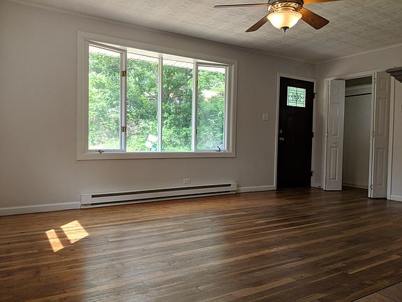 Entry/family room with reach-in closet.