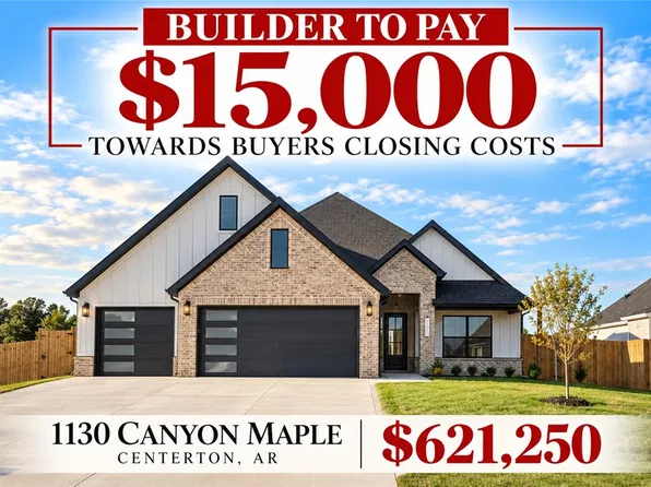 1130 Canyon Maple St, Centerton, AR 72719
