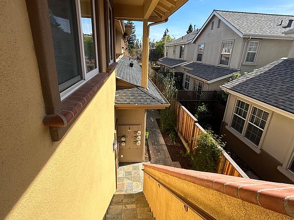 Stairway to access front door of the unit. Not wheelchair accessible.