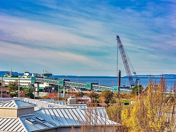 View of the ferry dock