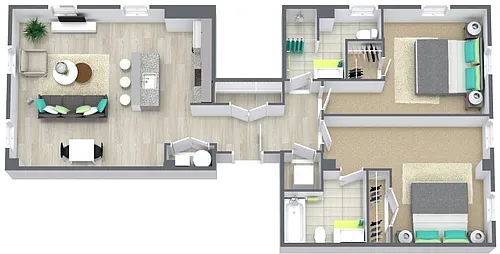 Floor plan The Arcadia