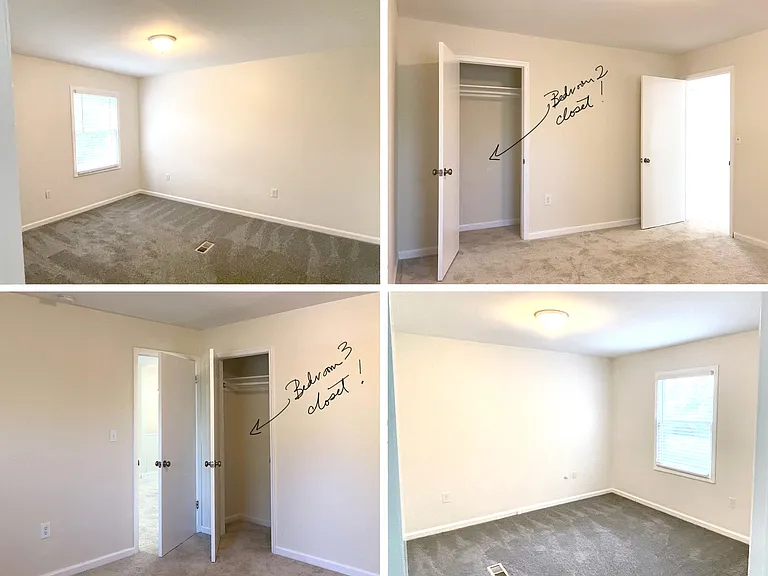 Bedrooms 2 and 3 upstairs